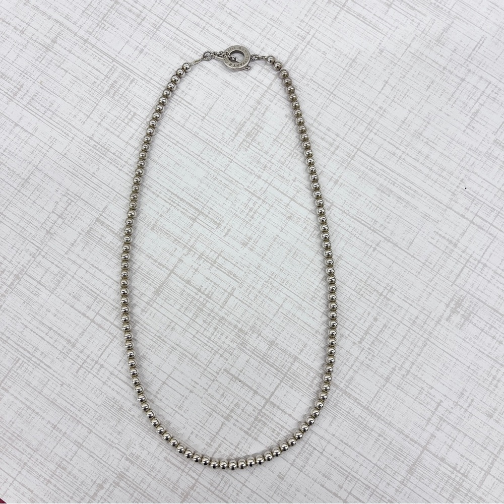 Vintage Tiffany & Co Ball Beaded Necklace 925